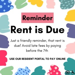 #rentdue #friendlyreminder #dontmiss #important Instagram post from @citynorthseattle on July 05, 2024 13:17:10pm